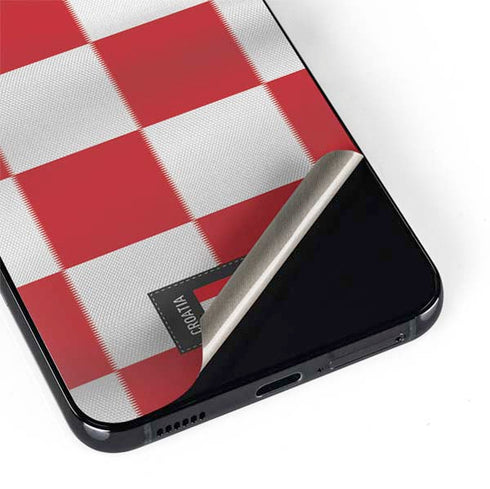 Croatia Soccer Flag Galaxy S22 Plus Skin